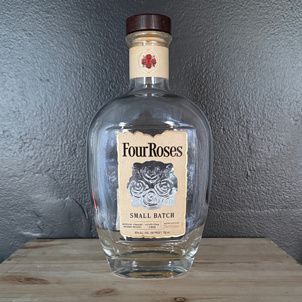 Four Roses Small Batch Clear EMPTY BOTTLE